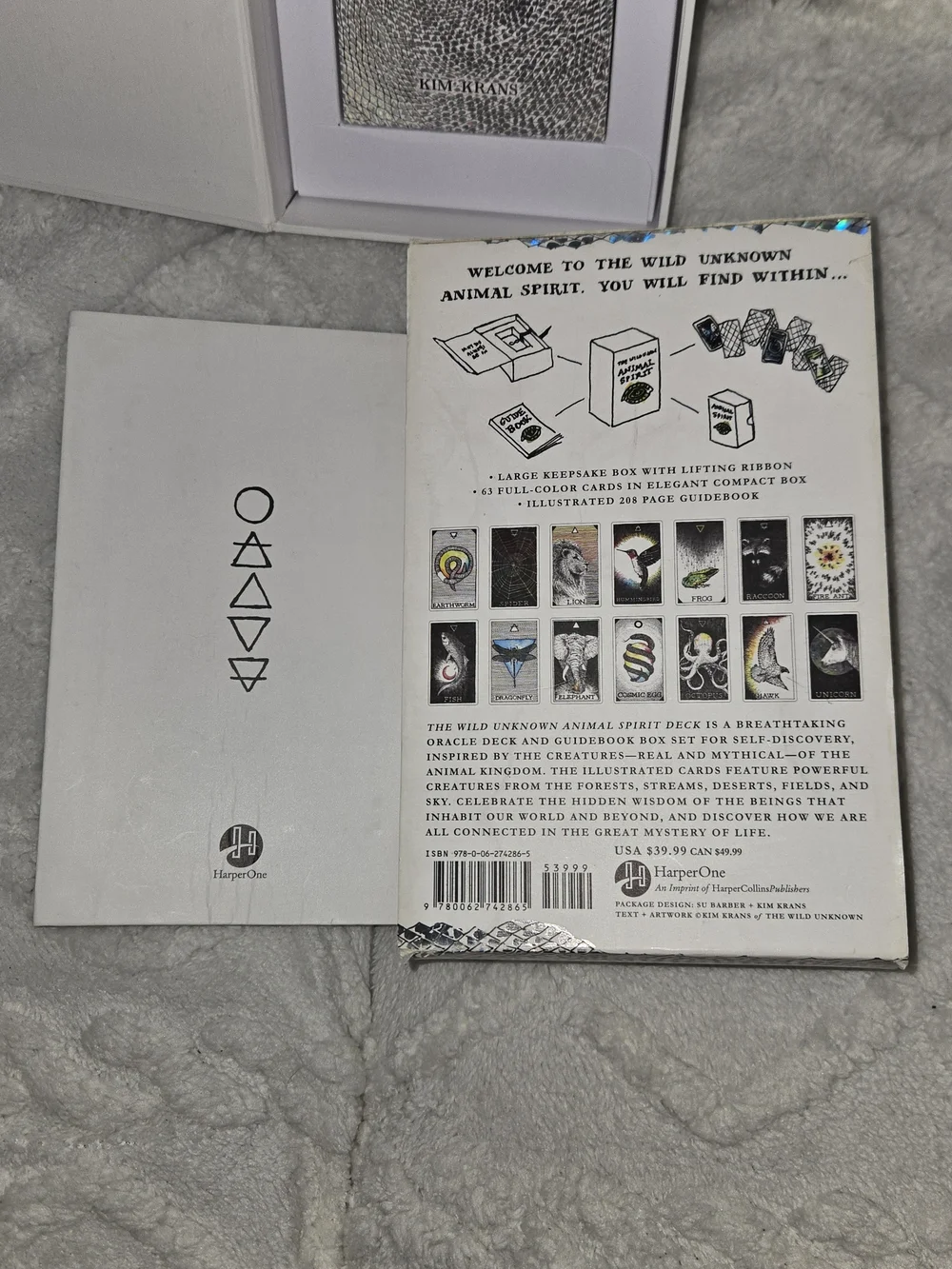 The Wild Unknown Animal Spirit Oracle Tarot Deck & Guidebook By Kim Krans
